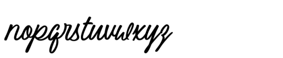 UT Pricemart Font Duo Script Font LOWERCASE
