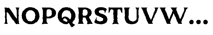 UT Qlared Distort Font UPPERCASE