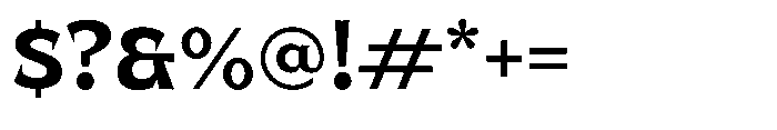 UT Qlared Regular Font OTHER CHARS