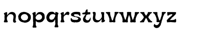 UT Ruganic Solid Font LOWERCASE