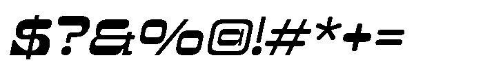 UT Shrounda Oblique Font OTHER CHARS