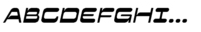 UT Shrounda Oblique Font UPPERCASE