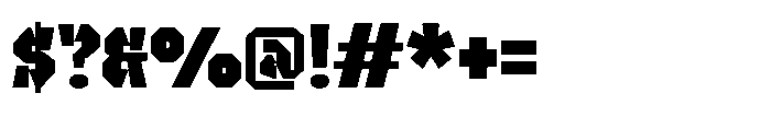 UT Sracotien Black Font OTHER CHARS