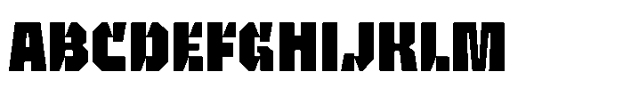 UT Sracotien Black Font UPPERCASE