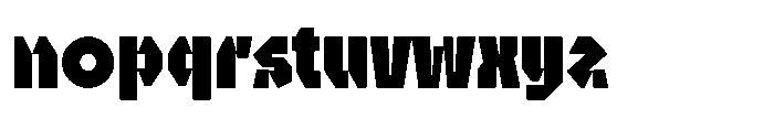 UT Sracotien Black Font LOWERCASE