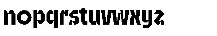 UT Sracotien Bold Font LOWERCASE