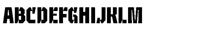 UT Sracotien Condensed Bold Font UPPERCASE