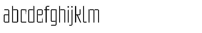 UT Sracotien Condensed Extra Light FONT