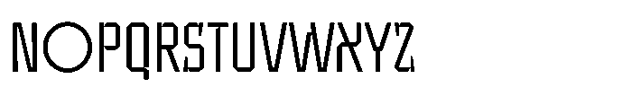 UT Sracotien Condensed Light Font UPPERCASE