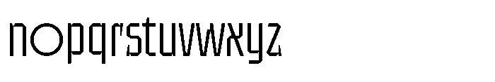 UT Sracotien Condensed Light Font LOWERCASE