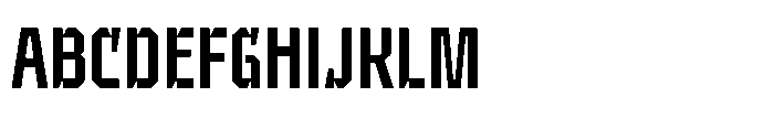 UT Sracotien Condensed Medium Font UPPERCASE