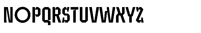 UT Sracotien Condensed Medium Font UPPERCASE