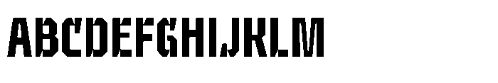 UT Sracotien Condensed Semi Bold Font UPPERCASE