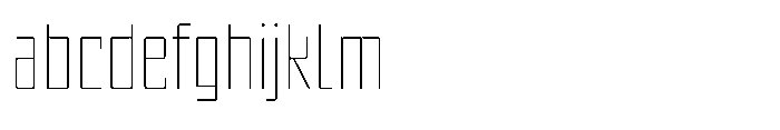 UT Sracotien Condensed Thin FONT