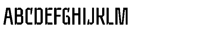 UT Sracotien Condensed Font UPPERCASE