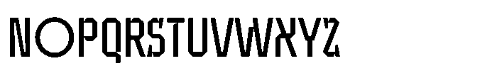 UT Sracotien Condensed Font UPPERCASE