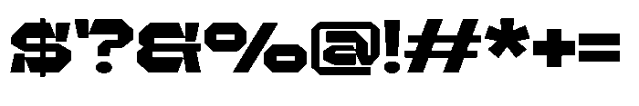 UT Sracotien Expanded Black Font OTHER CHARS