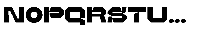 UT Sracotien Expanded Black Font UPPERCASE