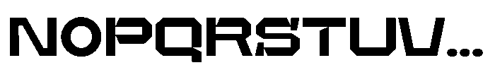UT Sracotien Expanded Bold Font UPPERCASE