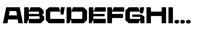 UT Sracotien Expanded Extra Bold Font UPPERCASE