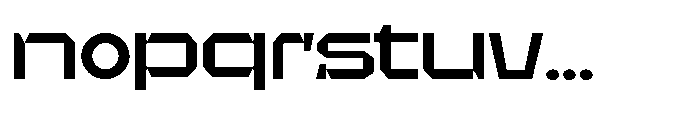UT Sracotien Expanded Semi Bold Font LOWERCASE