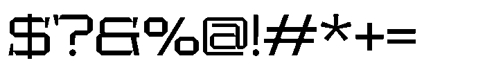 UT Sracotien Expanded Font OTHER CHARS