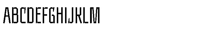 UT Sracotien Extra Condensed Light Font UPPERCASE