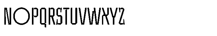 UT Sracotien Extra Condensed Light Font UPPERCASE