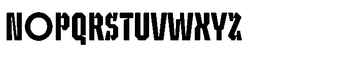 UT Sracotien Extra Condensed Semi Bold Font UPPERCASE