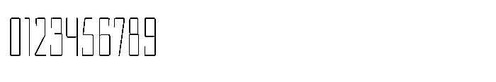 UT Sracotien Extra Condensed Thin Font OTHER CHARS