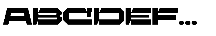 UT Sracotien Extra Expanded Black Font UPPERCASE