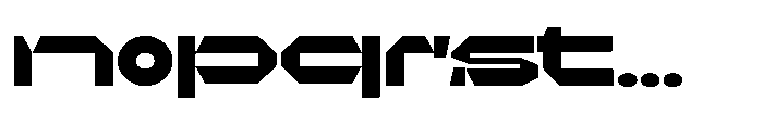 UT Sracotien Extra Expanded Black Font LOWERCASE