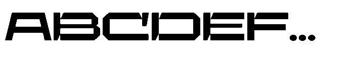 UT Sracotien Extra Expanded Bold Font UPPERCASE