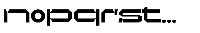 UT Sracotien Extra Expanded Bold Font LOWERCASE