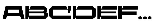 UT Sracotien Extra Expanded Extra Bold Font UPPERCASE