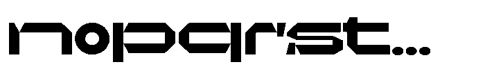 UT Sracotien Extra Expanded Extra Bold Font LOWERCASE