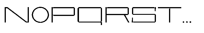 UT Sracotien Extra Expanded Extra Light Font UPPERCASE