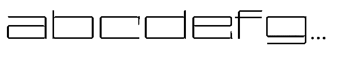 UT Sracotien Extra Expanded Extra Light FONT