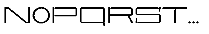 UT Sracotien Extra Expanded Light Font UPPERCASE