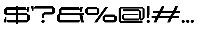UT Sracotien Extra Expanded Medium Font OTHER CHARS