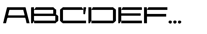UT Sracotien Extra Expanded Medium Font UPPERCASE