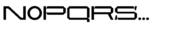 UT Sracotien Extra Expanded Medium Font UPPERCASE