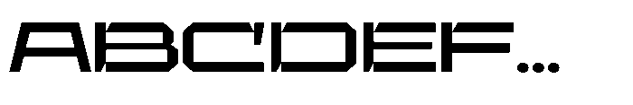 UT Sracotien Extra Expanded Semi Bold Font UPPERCASE