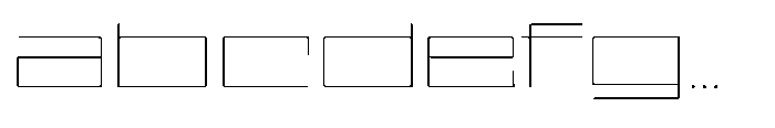 UT Sracotien Extra Expanded Thin FONT