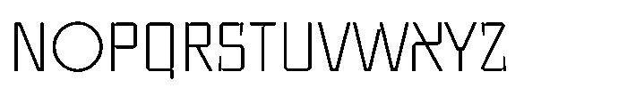 UT Sracotien Extra Light Font UPPERCASE