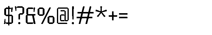 UT Sracotien Light Font OTHER CHARS