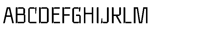 UT Sracotien Light Font UPPERCASE