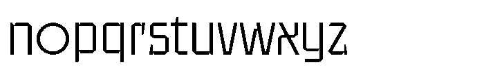 UT Sracotien Light Font LOWERCASE