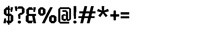 UT Sracotien Medium Font OTHER CHARS