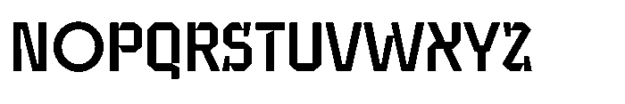 UT Sracotien Medium Font UPPERCASE